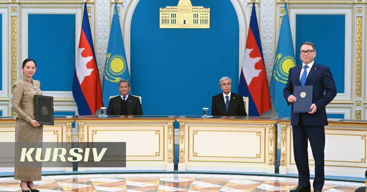 Astana and Phnom Penh become sister cities: Kazakhstan and Cambodia sign six memorandums