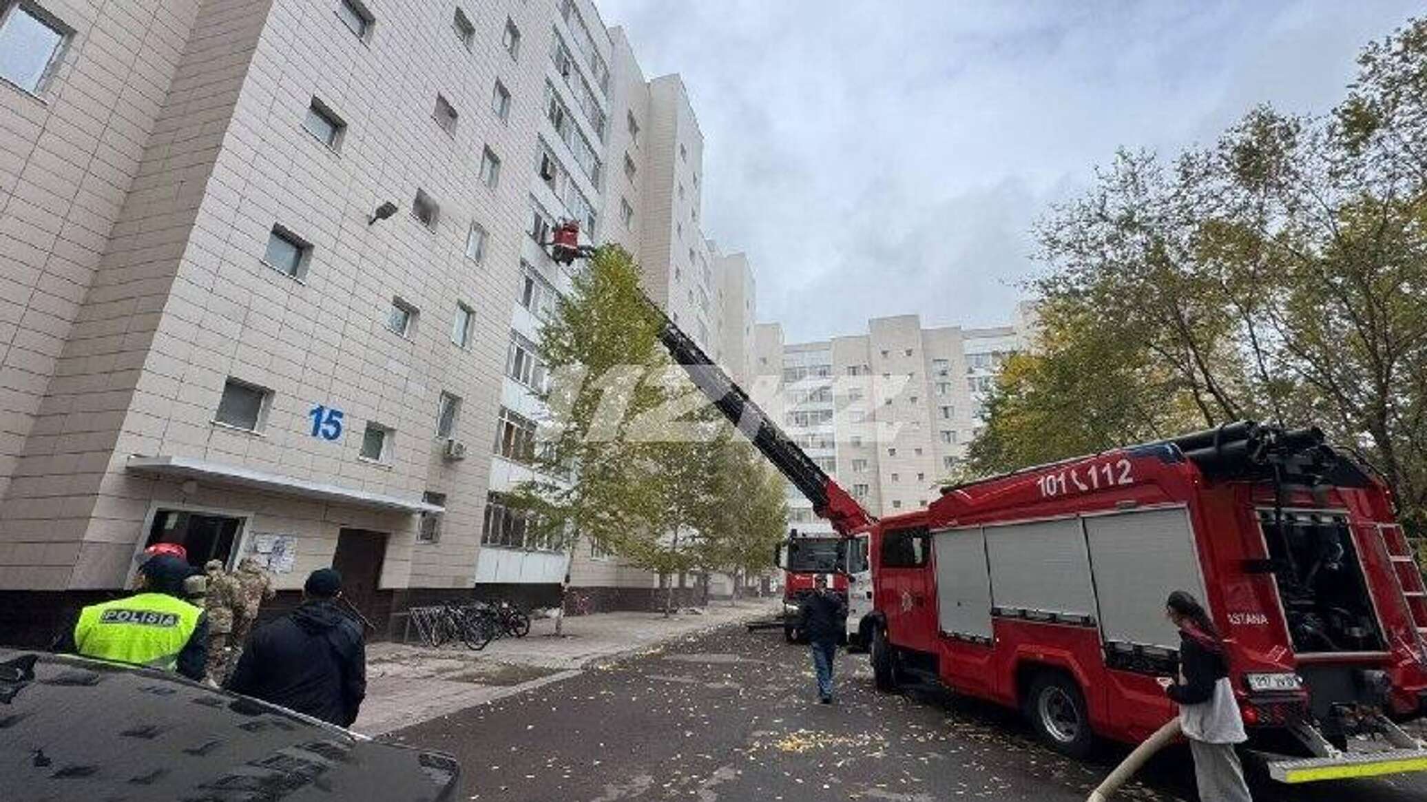Residents evacuated from nine-storey building in Astana