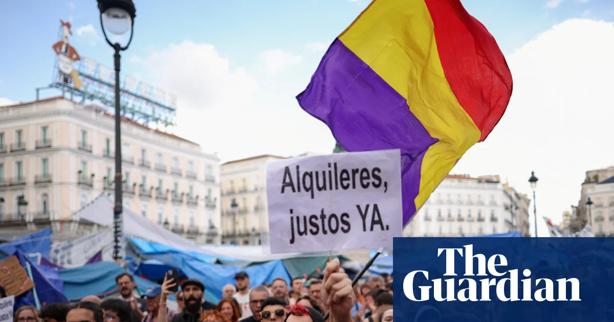 Spanish right wing votes down housing crisis plans as protest movement grows