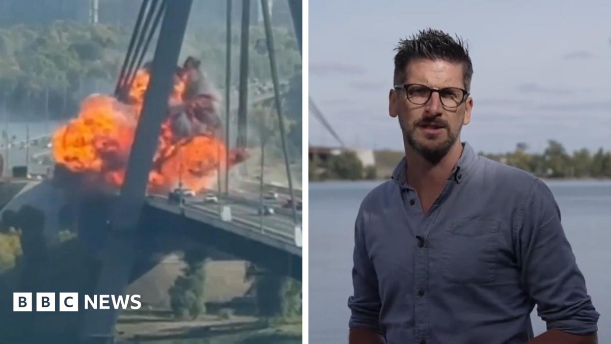 Russian strikes on Kyiv bridges: What we know