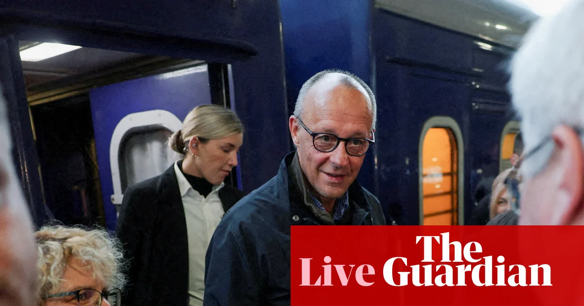 Merz arrives in Kyiv unannounced as Russia strikes Ukraine capital