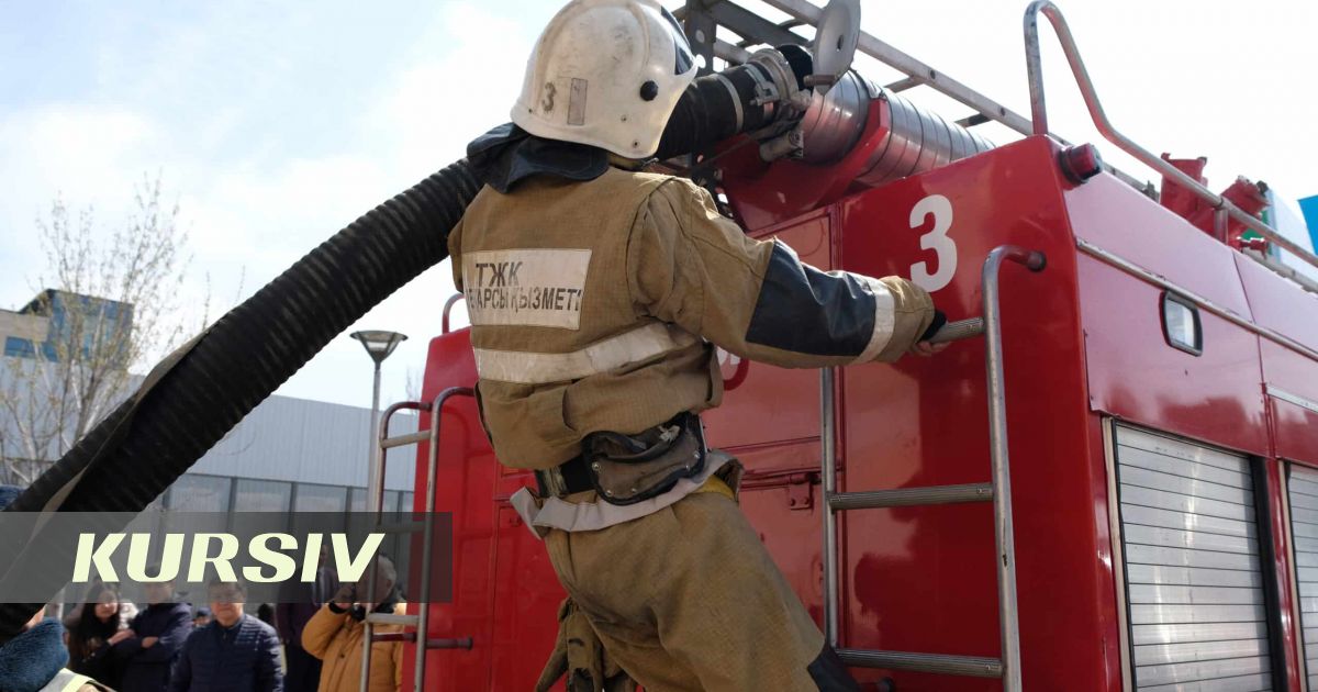 Two rescued from balcony of burning hotel in Petropavlovsk