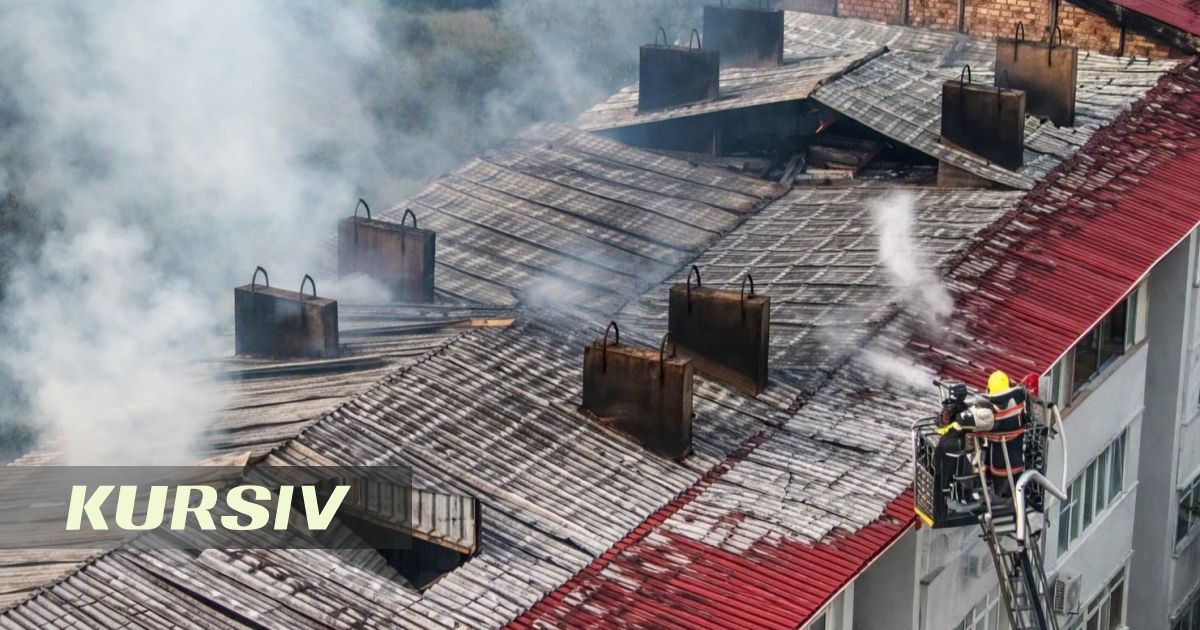 Fire on roof of five-storey building in Konaev extinguished: 120 evacuated