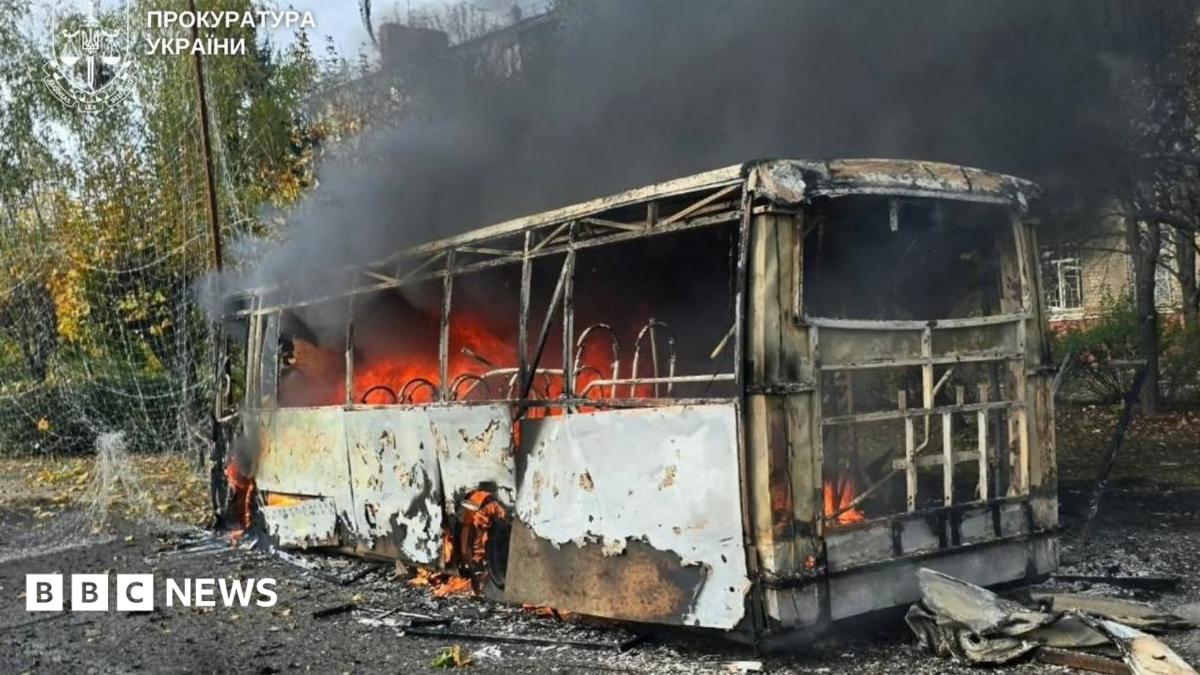 Russian strike on buses kills 33 in Kramatorsk