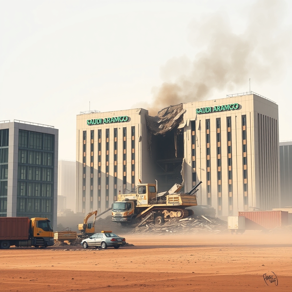 Saudi Aramco headquarters heavily damaged in Houthi attack