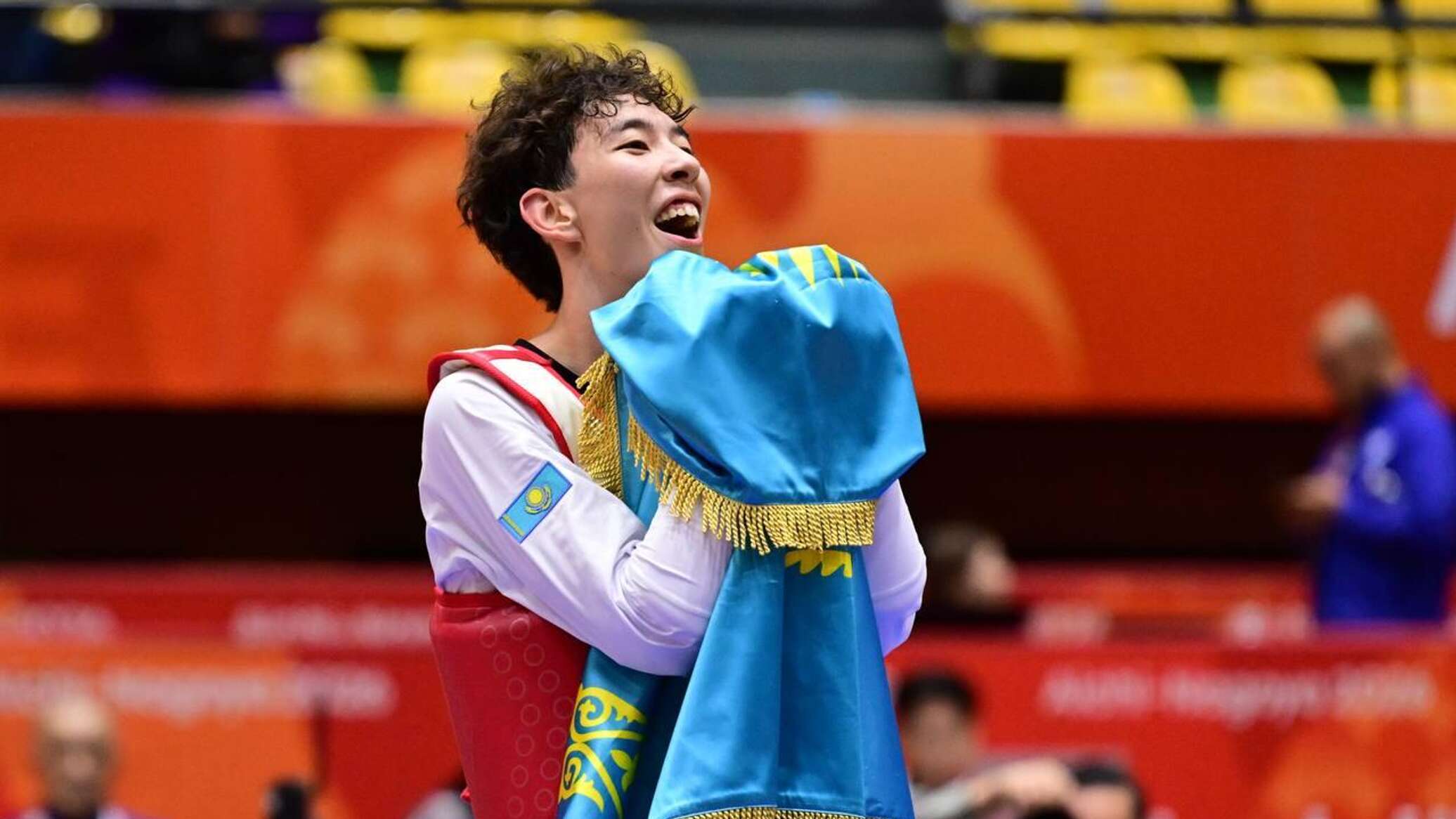 Temirlan Tileules wins taekwondo gold at Asian Games