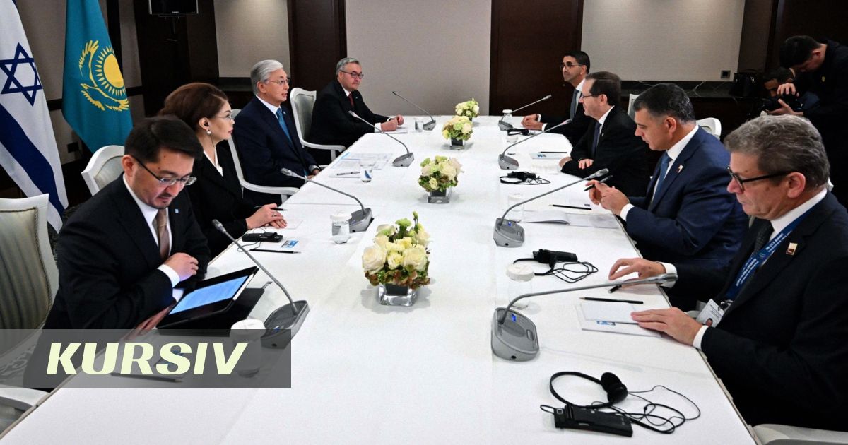 Tokayev calls for Middle East de-escalation at meeting with Israeli president