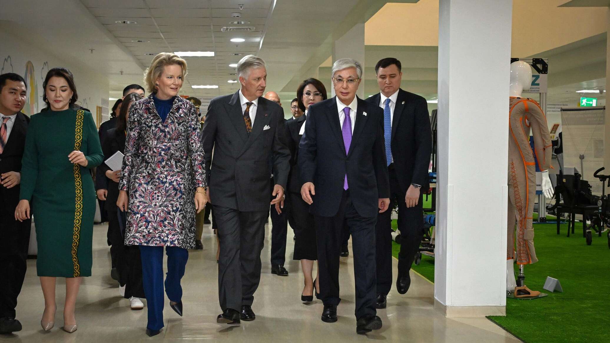 Tokayev shows King and Queen of Belgium National Children's Rehabilitation Center