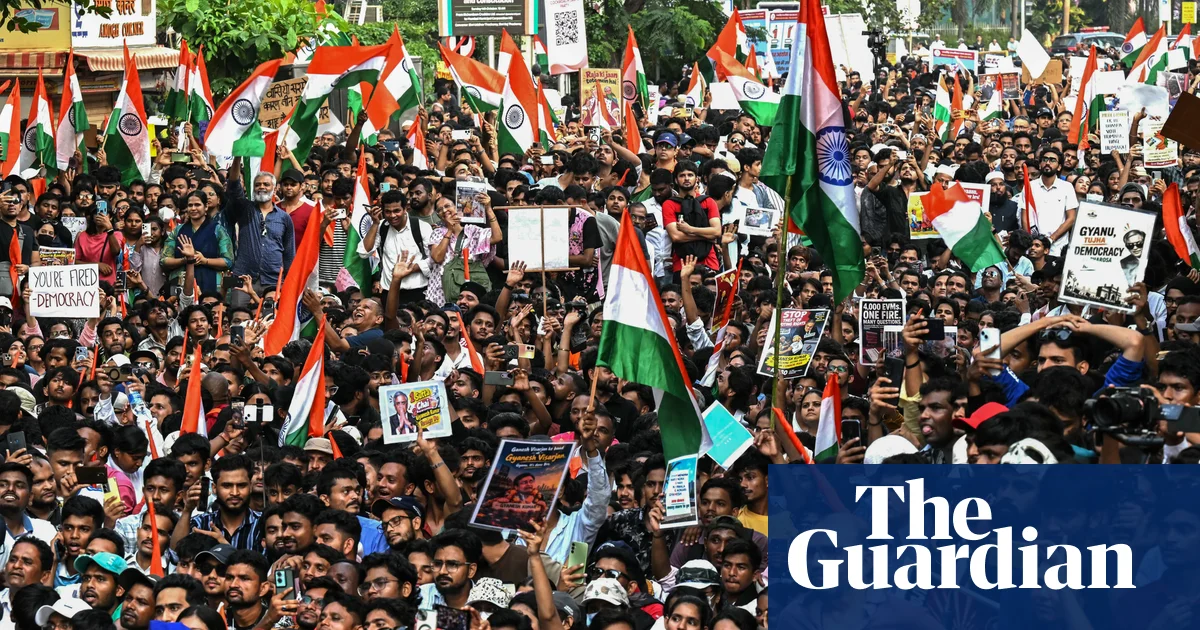 India’s Cockroach movement launches new protests over changes to voter roll